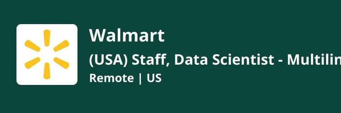(USA) Staff, Data Scientist